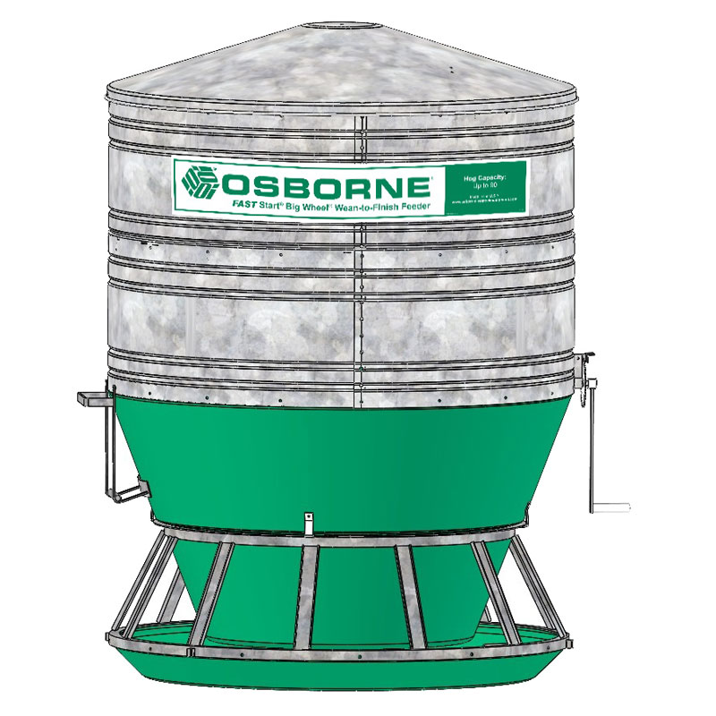 Big Wheel Wean-to-Finish Feeder